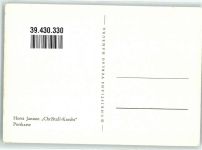 sign.Horst Janssen ChriStall Knecht Radierung Künstlerkarte
