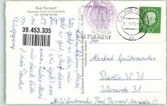 31812 W3280 Bad Pyrmont - BismarckTurm Gasthaus Frankee