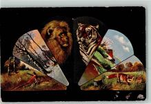 Monate Fasan Tiger Löwe TSN Serie 874 Fuchs Gebrauchsspuren