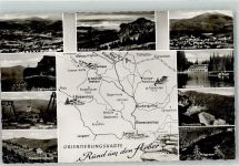 94249 W8373 Bodenmais - Karte Rund um den Arber