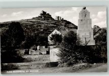 92696 W8481 Flossenbürg - Ruine Fossenbürg mit Mahnmal