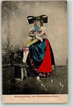 Volkstracht Trachten Schaumburg-Lippe Gebrauchsspuren