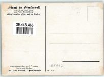 96317 W8640 Kronach , Oberfr Künstlerkarte Feste Rosenberg Aquarell von C. Freytag signiert
