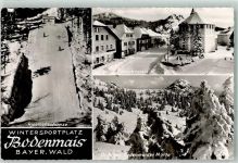 94249 W8373 Bodenmais - Winter Rieslochschanze Marktplatz Mulde