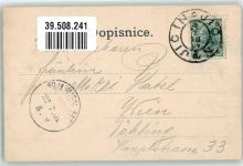 Jicin Jitschin 1904 - Plechac Ort lt. Stempel