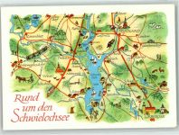 15848 O1231 Pieskow - Rund um den Schwielowsee Landkarte