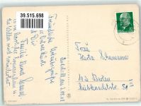18311 O2591 Ribnitz 1968 Künstlerkarte Zeichnung der Halbinsel Fischland