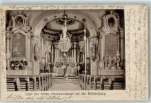 68520 Burnhaupt-le-Haut Oberburnhaupt 1914 - Chor der Kirche vor der Beschießung