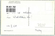 79183 W7808 Waldkirch , Breisgau - Stiftskirche St. Margarethen Innenansicht
