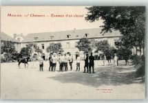 03000 Moulins Allier - 10. Chasseurs Examen d`un Cheval Uniform