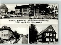98724 O6420 Neuhaus am Rennweg - Sonneberger Straße Schöne Aussicht Jugendherberge Karl Marx