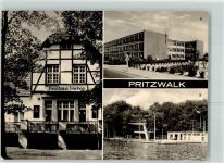 16928 O1920 Pritzwalk - Forsthaus Hainholz Schwimmbad Wilhelm Pieck-Oberschule