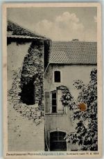 57810 Lagarde 1914 - zerschossenes Pfarrhaus Schlacht vom 11.8.
