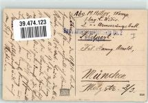 57810 Lagarde 1914 - zerschossenes Pfarrhaus Schlacht vom 11.8.