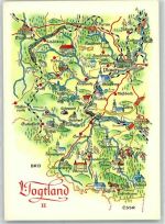08523 O9900 Plauen - Landkarte Vogtland II