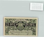 54516 W5560 Wittlich 1921 Notgeldschein 25 Pfennig Eberhards Clausen vor 400 Jahren