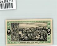 54516 W5560 Wittlich 1921 Notgeldschein 25 Pfennig Eberhards Clausen vor 400 Jahren