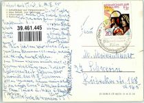 08223 O9704 Falkenstein , Vogtl - Schlossfelsen Heimatmuseum Altes Schloss jetzt Sparkasse Schwimmbad Rathaus