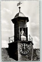 34212 W3508 Melsungen - Fachwerkidyll Der Bartenwerter Windfahne Uhrturm