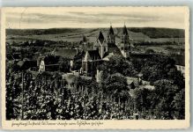 06632 O4805 Freyburg Unstrut 1942 Foto AK mit St. Marien Kirche