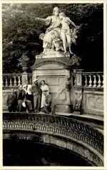 78166 W7710 Donaueschingen 1937 Privatfoto AK Donauquelle