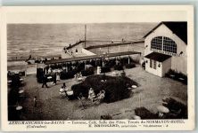 14117 Arromanches-les-Bains - Gasthaus Terrasse Cafe Salle des Fetes Tennis du Normandy Hotel