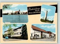 63843 W8751 Niedernberg , Unterfr - Wasserturm Schule VW Käfer