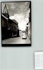 67433 W6730 Mußbach an der Weinstraße FOTO KEINE AK Foto Original aus Archiv eines Ansichtskartenverlags Hauptstrasse Ort handschriftlich