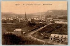 08600 Givet - Blick auf beide Givet Route de Heer