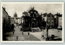 Dubrovnik Ragusa Foto AK St. Blasius Kirche Denkmal