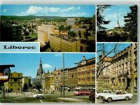 Liberec Reichenberg i. Böhmen - Omnibus Auto Aussichtsturm Hotel