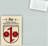 55743 W6580 Idar-Oberstein Vignette Wappen