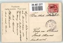 19053 O2750 Schwerin , Meckl 1907 - Segelboot