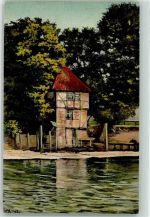 25348 W2208 Glückstadt 1908 Künstlerkarte