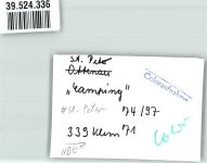 79271 W7811 St. Peter , Schwarzw FOTO KEINE AK Campingplatz Ort handschriftlich