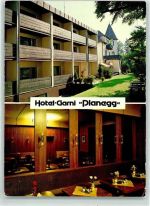 82152 W8033 Planegg 1994 Werbe AK Hotel Garni Planegg Gumstraße 13