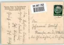 01744 O8230 Dippoldiswalde 1934 - Talsperre Malter mit Gasthaus Seeblick