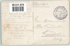 01619 O8401 Zeithain 1915 Gebrauchsspuren Truppenübungsplatz Kaserne Feldpost WK I