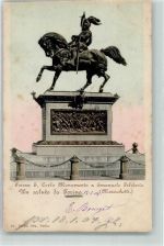 10100 Torino Turin 1904 Gebrauchsspuren Denkmal Emanuele Filiberto