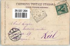 10100 Torino Turin 1904 Gebrauchsspuren Denkmal Emanuele Filiberto
