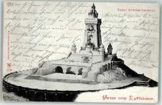 06556 O4730 Bad Frankenhausen ,Kyffhäuser 1899 - Kyffhauser Kaiser Wilhelm Denkmal