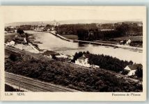 89100 Sens - Bahnlinie Blick auf die Yonne