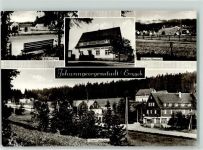 08349 O9438 Johanngeorgenstadt - Blick zur Post Blick zur Neustadt OT Steinbach