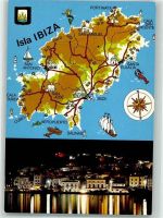 Ibiza - Landkarte Isla Blanca