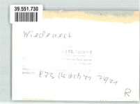 51702 W5275 Wiedenest FOTO KEINE AK Bibelschule Ort handschriftlich