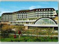 Teslic Teslitsch Foto AK Hotel Kardinal Naja Vrucica Blumen Frau Kind