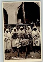 Trebinje Trebing Gebrauchsspuren Tracht Foto AK
