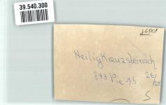 69253 W6901 Heiligkreuzsteinach Privatfoto KEINE AK Ort handschriftlich