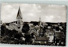 42499 W5609 Hückeswagen Foto AK Pauluskirche und Kath. Pfarrkirche