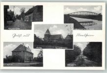 45721 W4358 Flaesheim - Hauptstraße Schule Kirche Kanal Sommerfest 1994